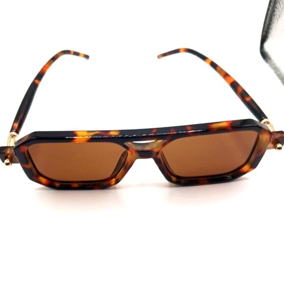 Avator Retro Style Sunglasses Brown Color Frame UV400 New Unisex - Picture 5 of 7